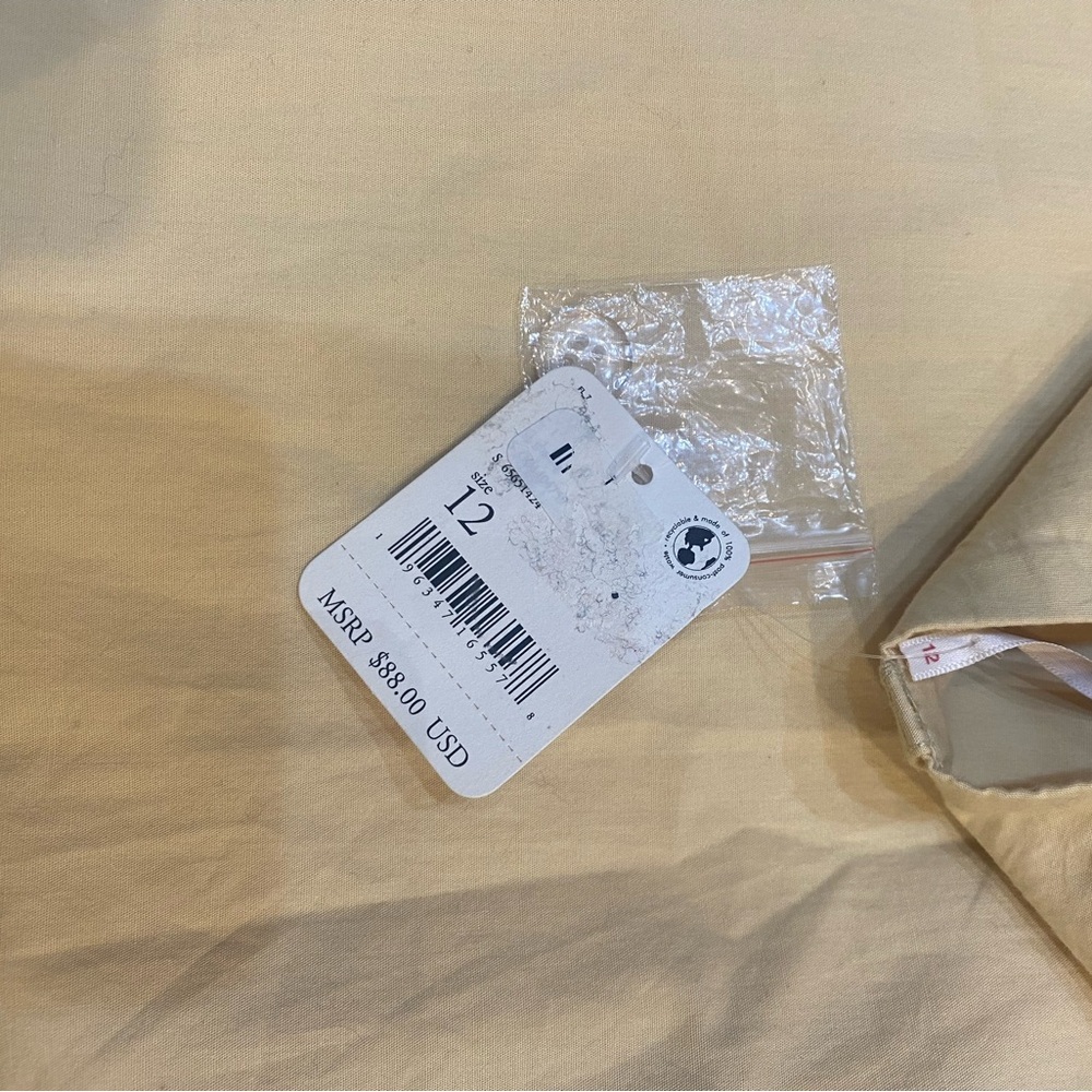 Brand new with tags! Free People Cream Wide Leg Pants - Picture 5 of 8
